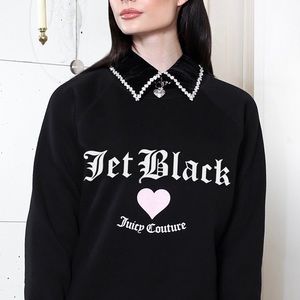 ⭐️ Brunette The Label x Juicy Couture Sweater ⭐️ Limited Edition - Jet Black ⭐️